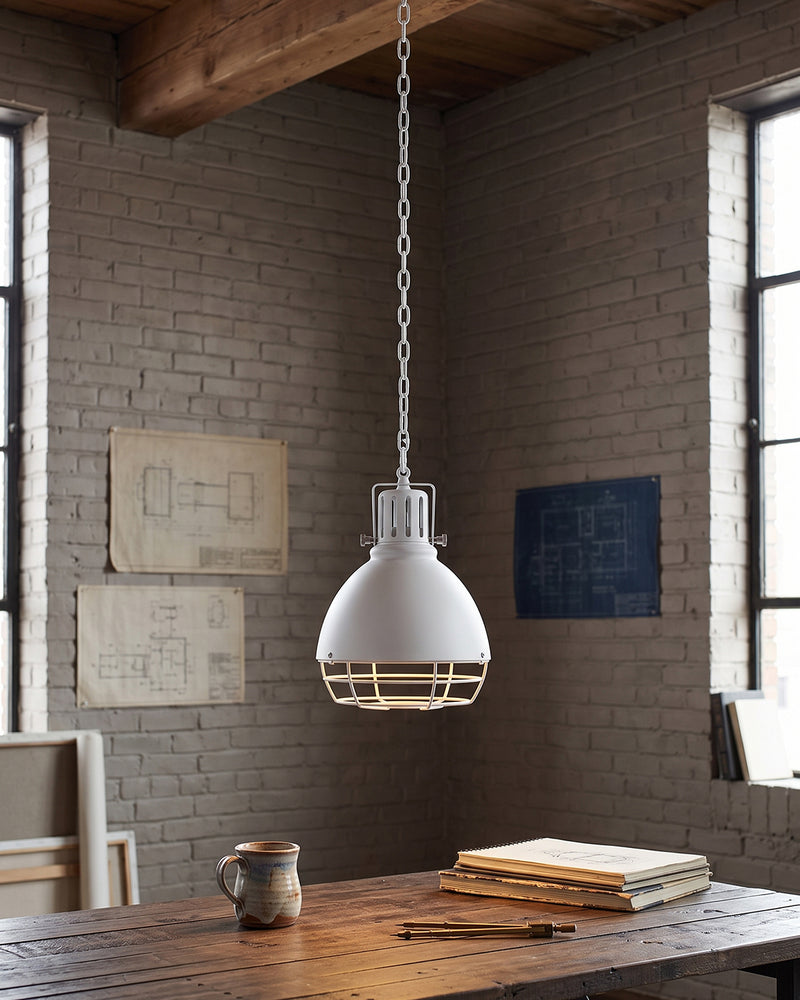 Leighton Industrial Caged Pendant