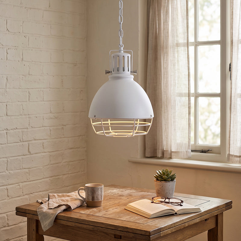 Leighton Industrial Caged Pendant