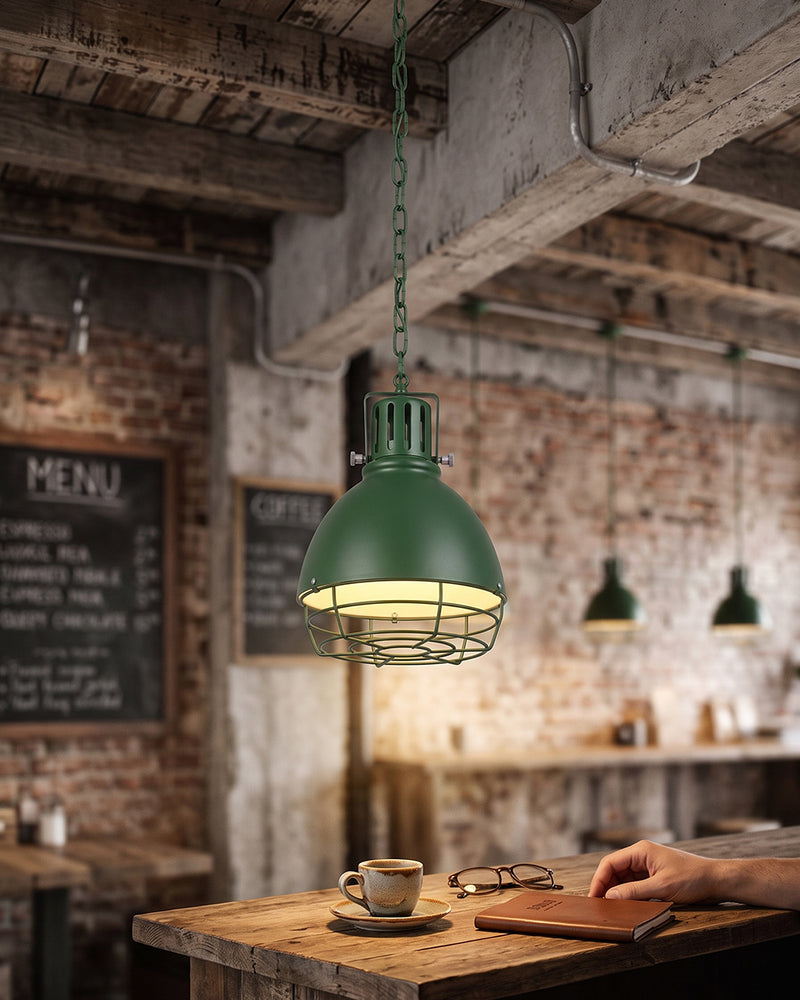 Leighton Industrial Caged Pendant