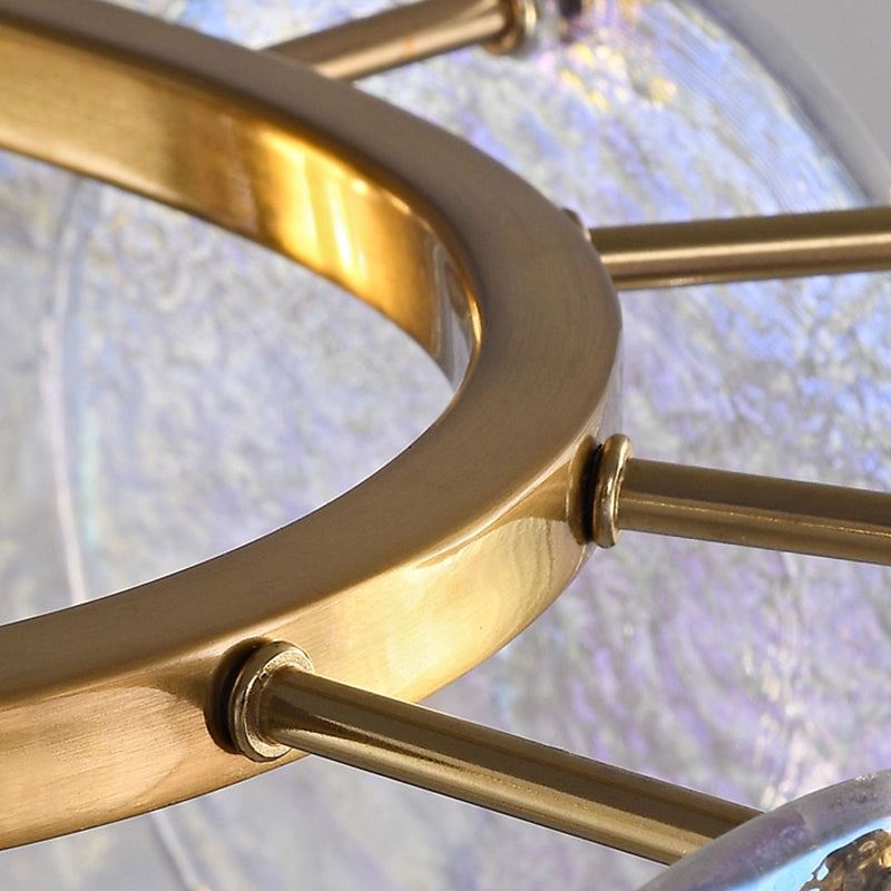 Leighton Petal Glass Chandelier