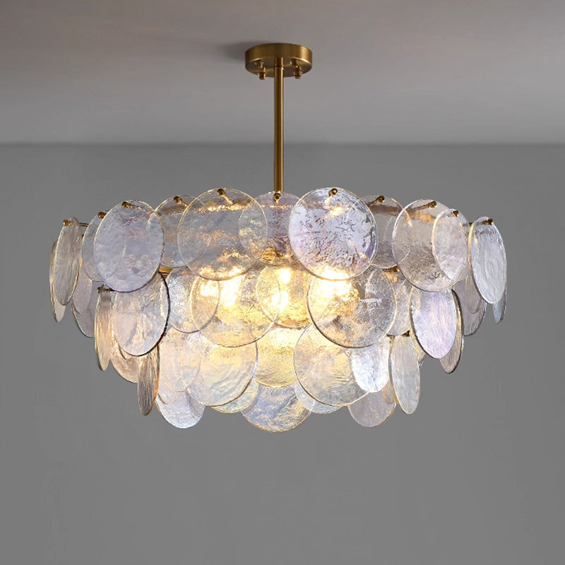 Leighton Petal Glass Chandelier