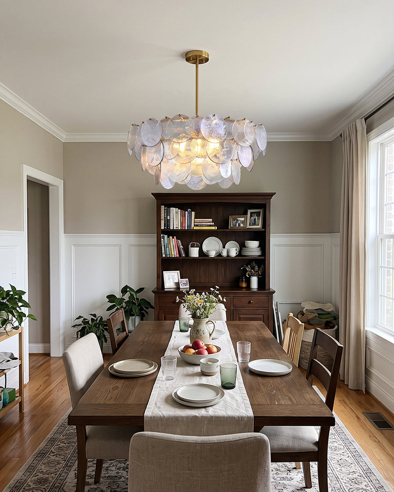 Leighton Petal Glass Chandelier