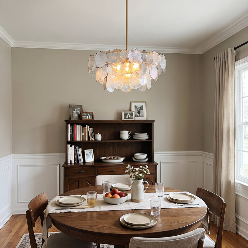 Leighton Petal Glass Chandelier