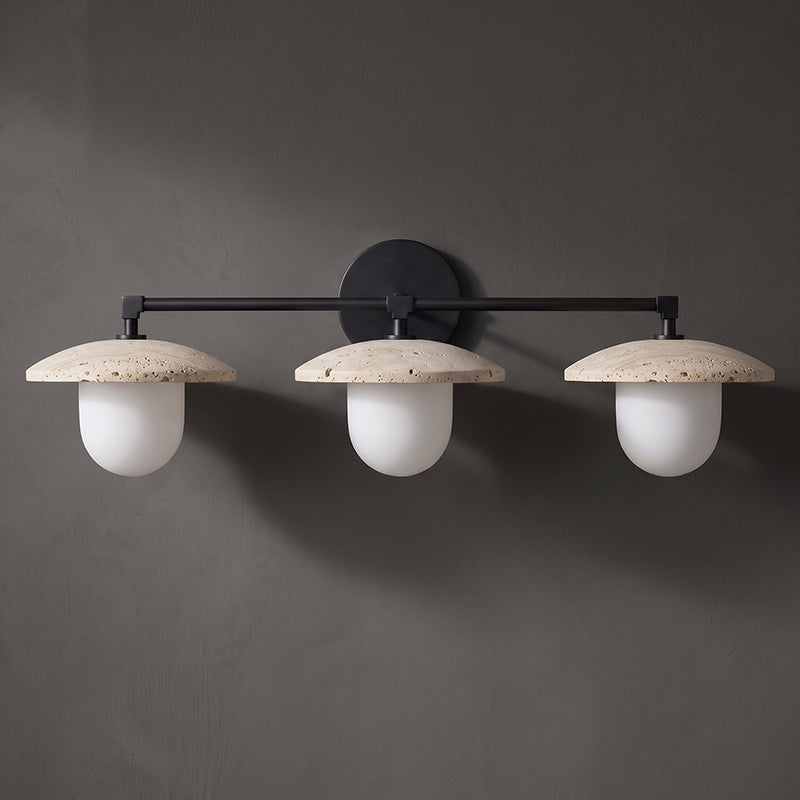 Leland Travertine Dome Wall Sconce
