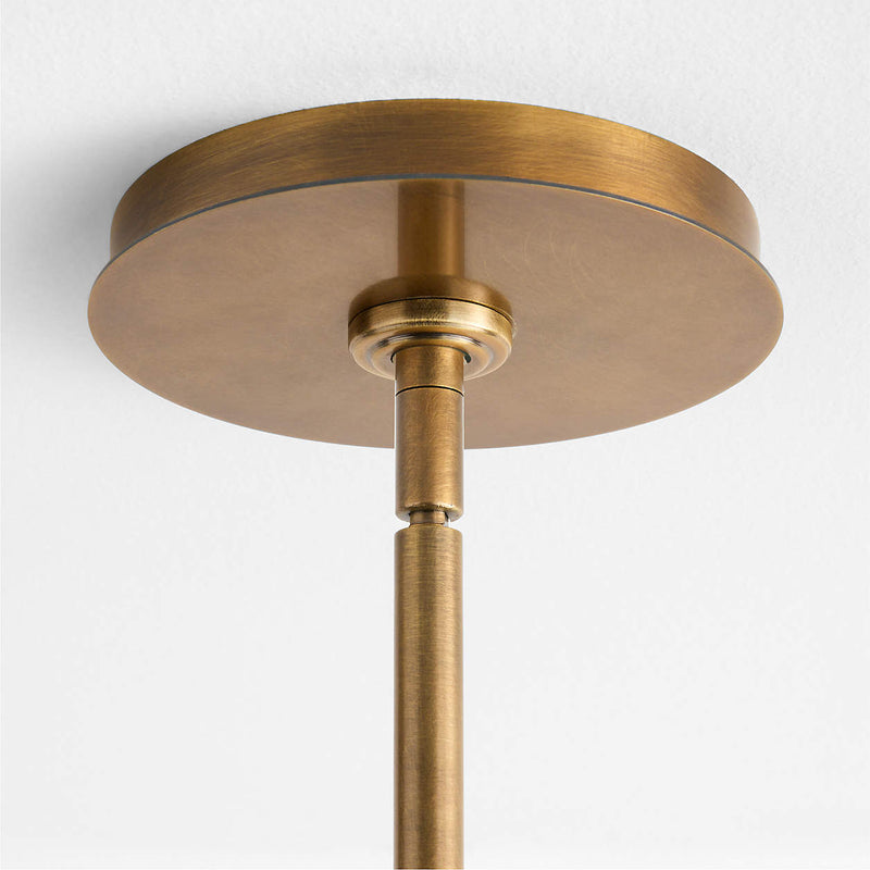 Lilypad Brass Chandelier