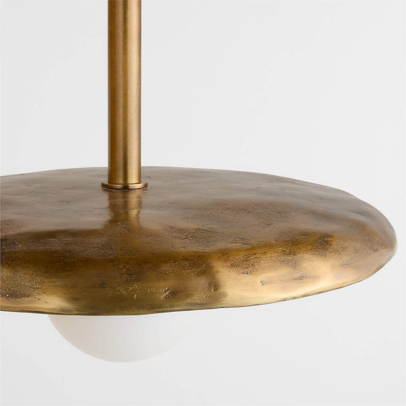 Lilypad Brass Chandelier