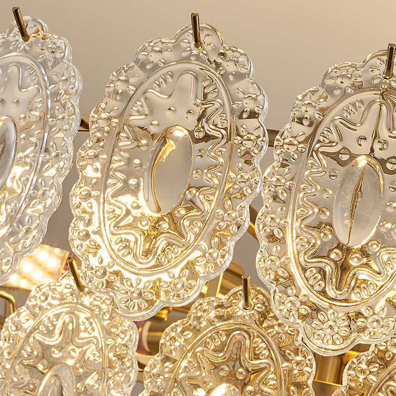 Lucinda Glass Semi-Flush Mount Ceiling Light