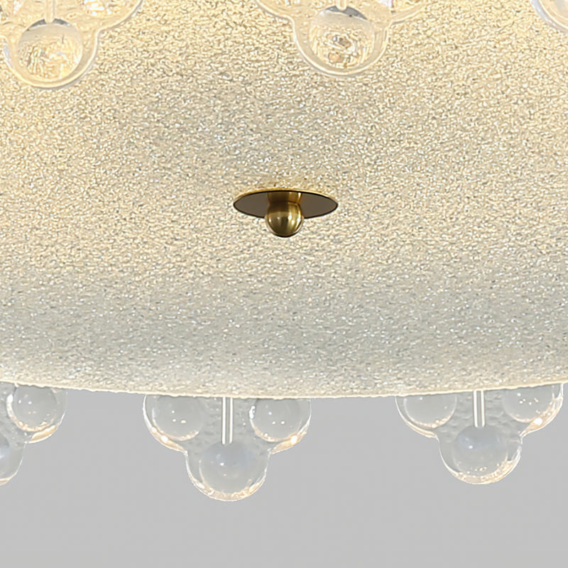 Lyra Glass Semi-Flush Mount Ceiling Light