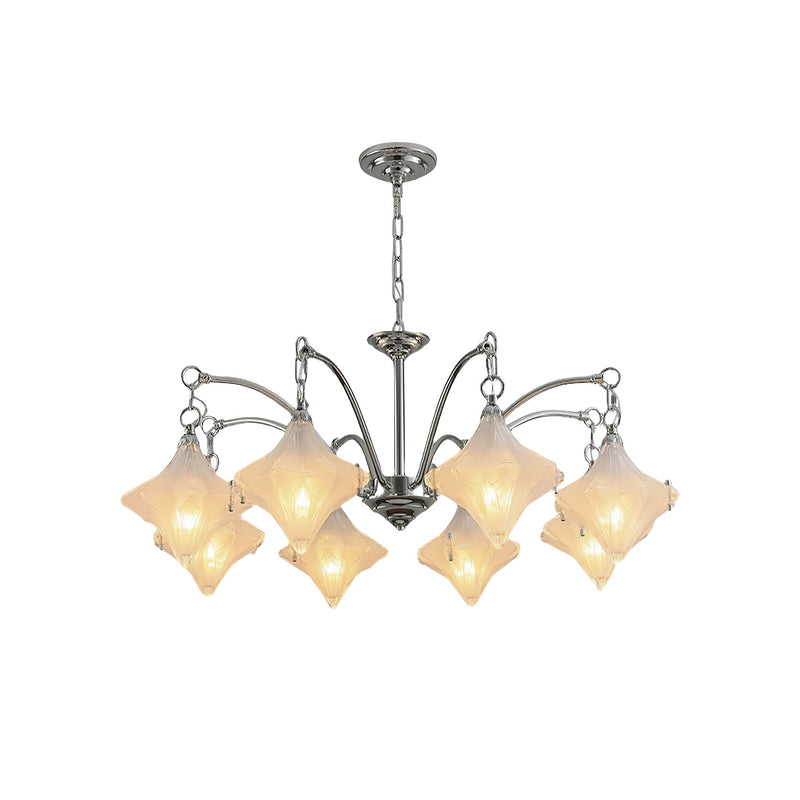 Lyra Star Glass Chandelier