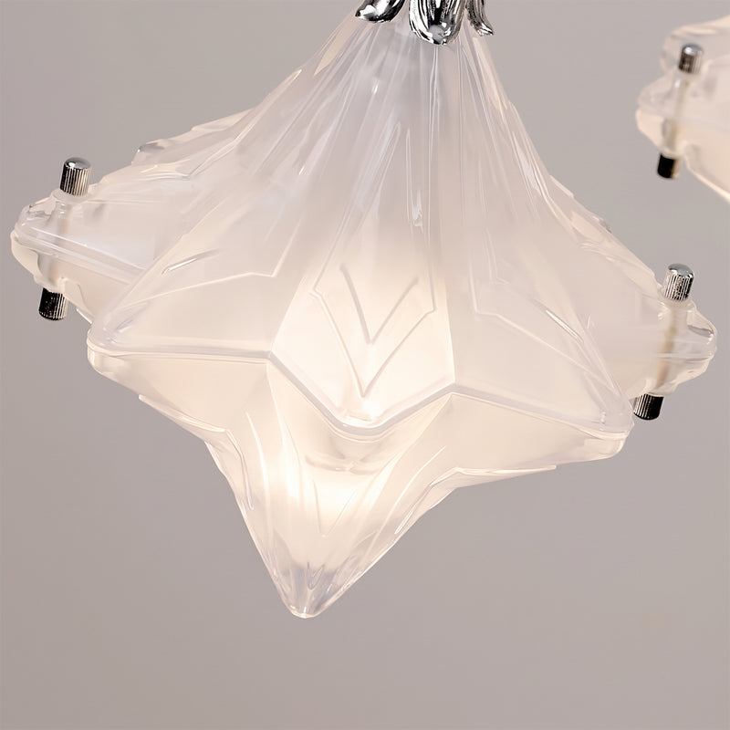Lyra Star Glass Chandelier