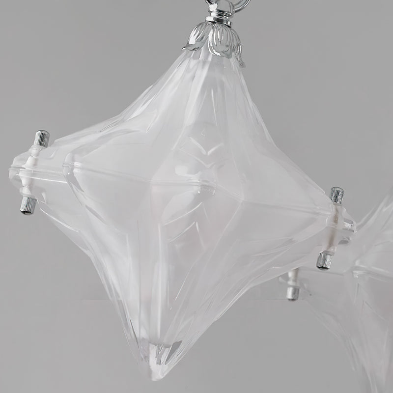 Lyra Star Glass Chandelier