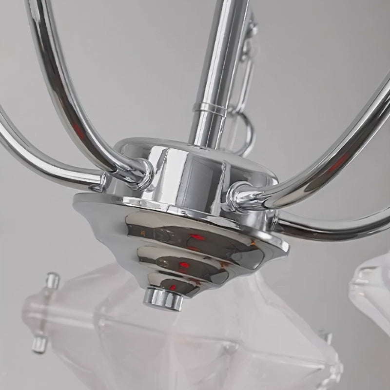 Lyra Star Glass Chandelier