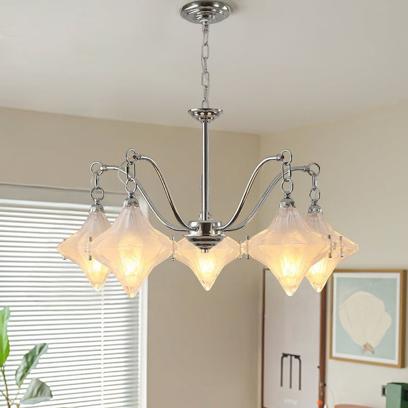 Lyra Star Glass Chandelier