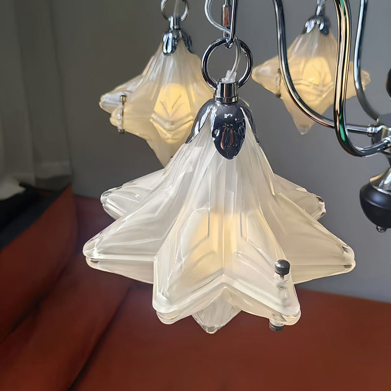Lyra Star Glass Chandelier