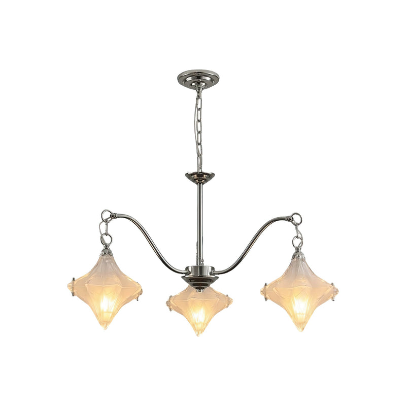 Lyra Star Glass Chandelier