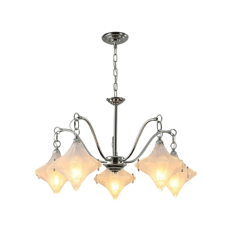 Lyra Star Glass Chandelier