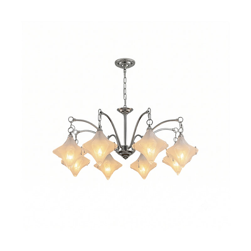 Lyra Star Glass Chandelier