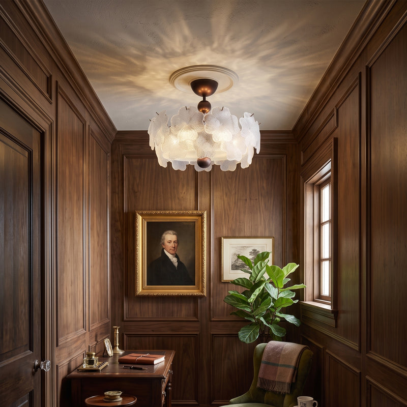 Maeve Glass Semi-Flush Mount