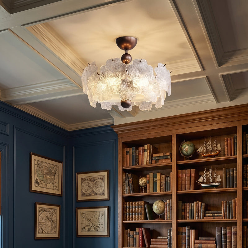 Maeve Glass Semi-Flush Mount