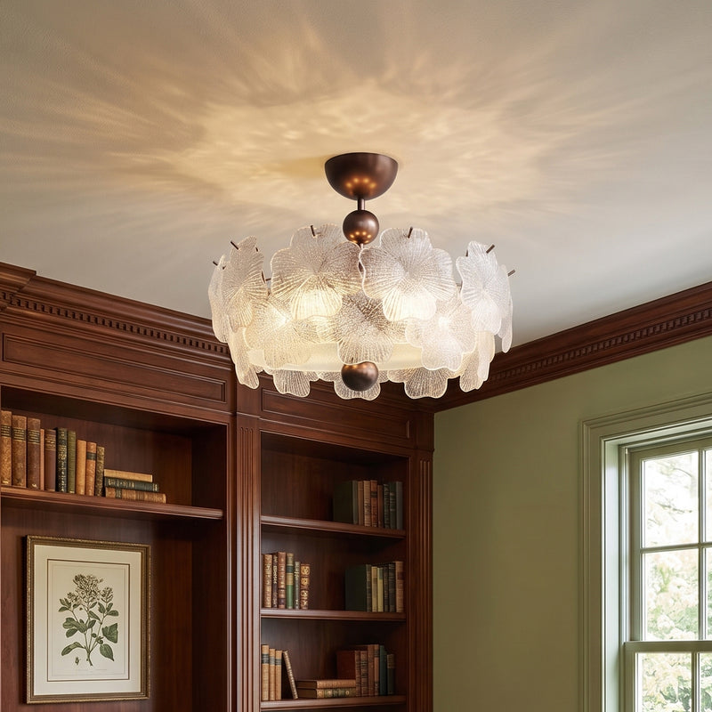 Maeve Glass Semi-Flush Mount