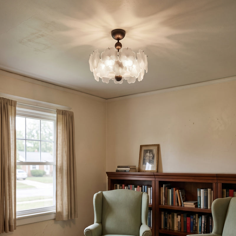 Maeve Glass Semi-Flush Mount