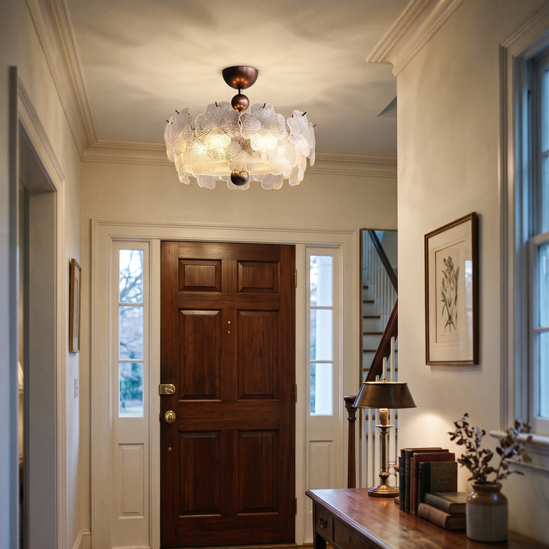 Maeve Glass Semi-Flush Mount