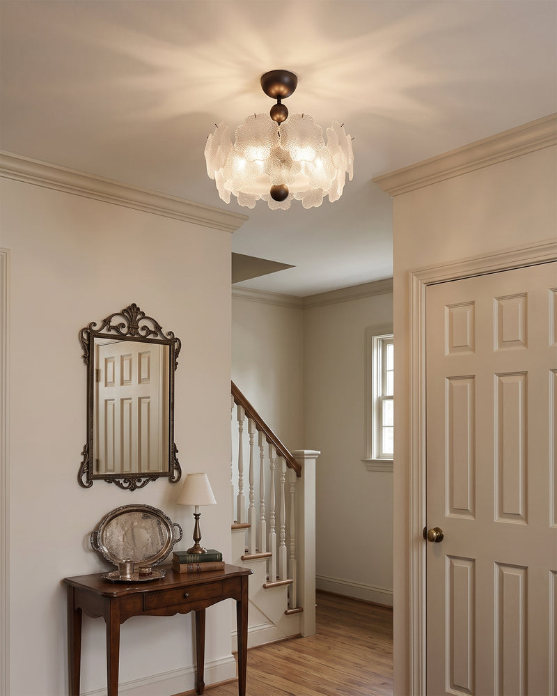 Maeve Glass Semi-Flush Mount