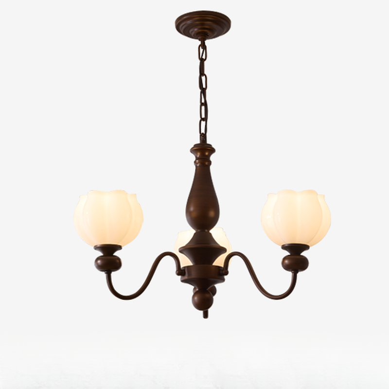 Magnolia Walnut Chandelier