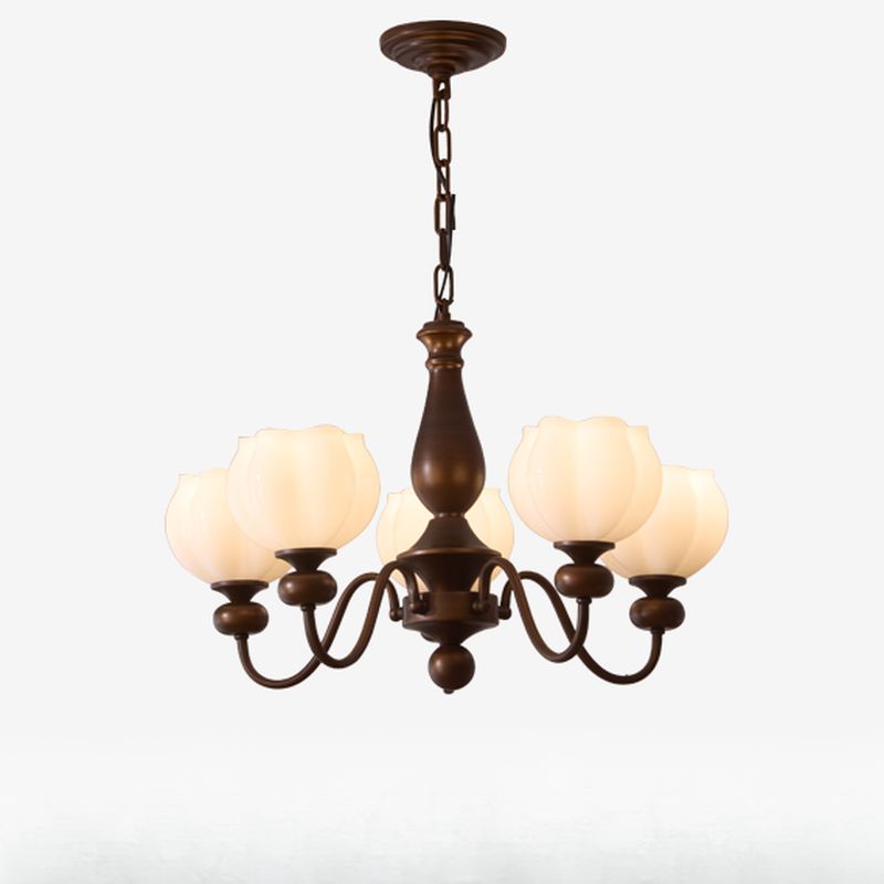 Magnolia Walnut Chandelier