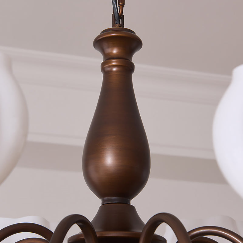 Magnolia Walnut Chandelier