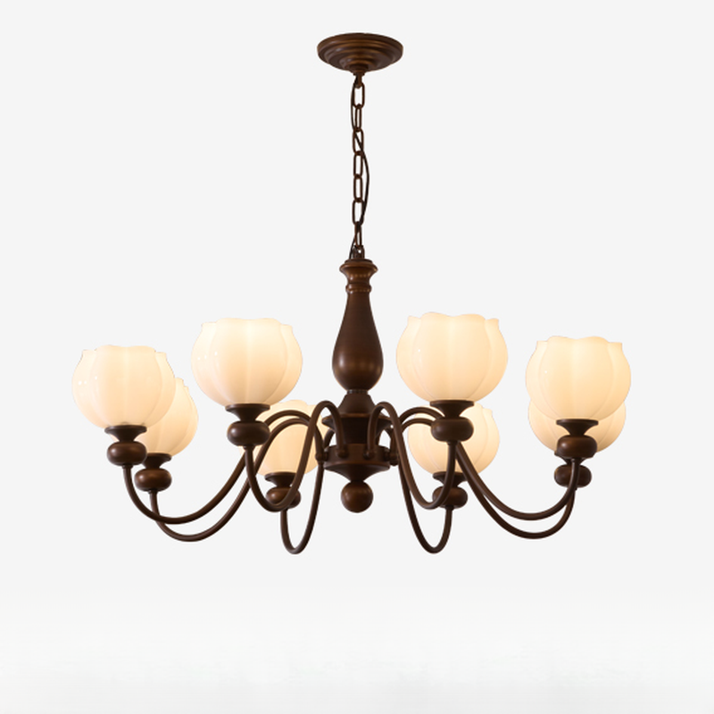 Magnolia Walnut Chandelier