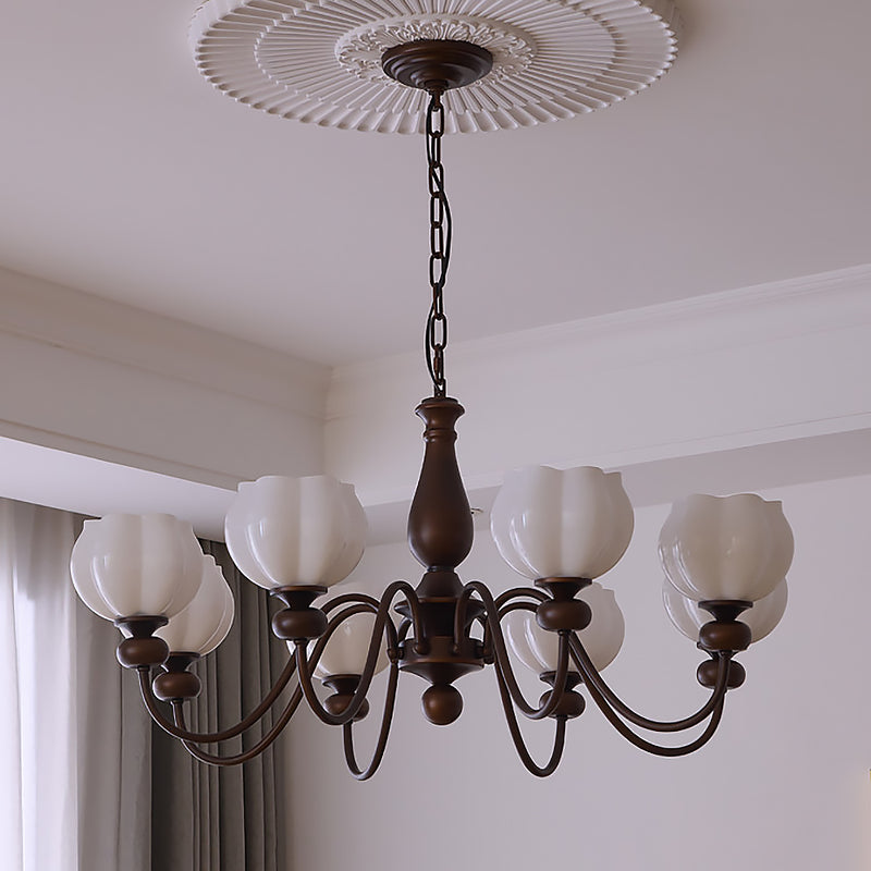 Magnolia Walnut Chandelier