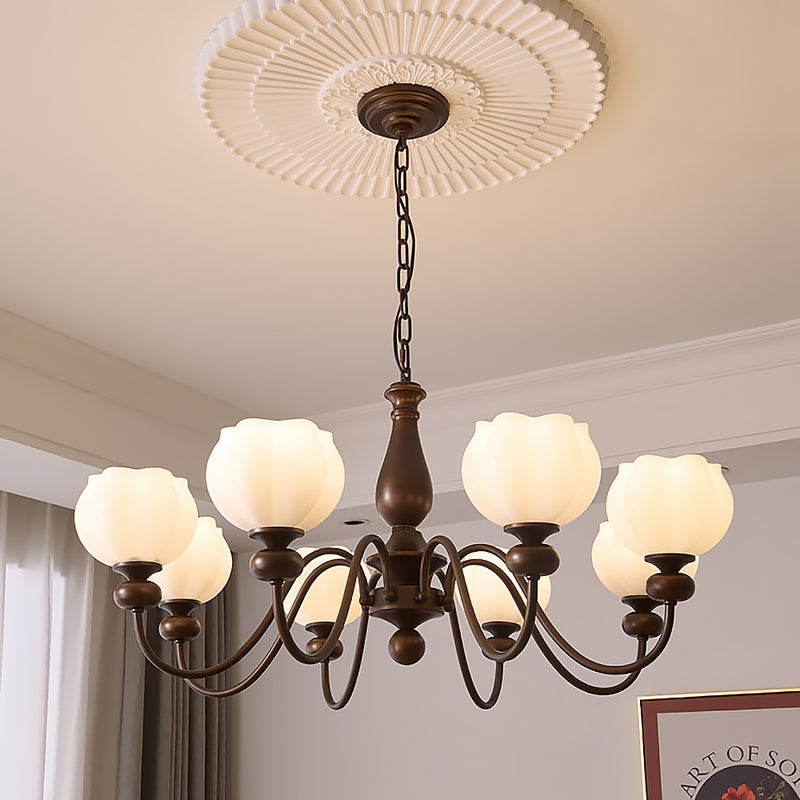 Magnolia Walnut Chandelier