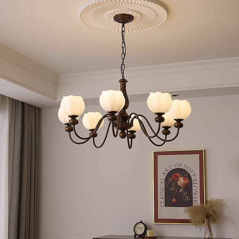 Magnolia Walnut Chandelier