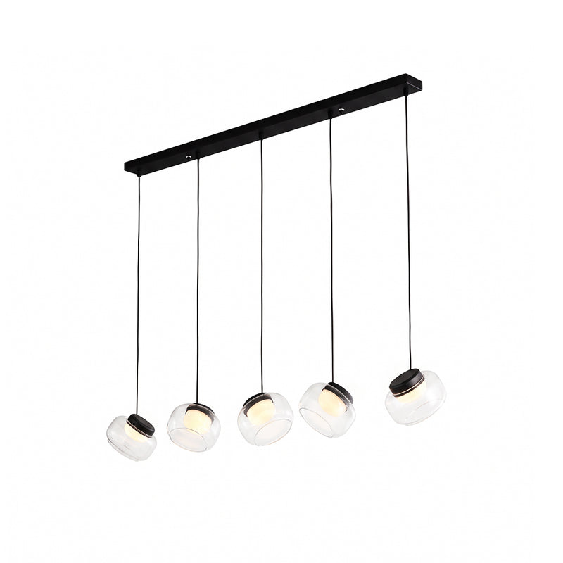 Ezra Organic Glass Pendelleuchte