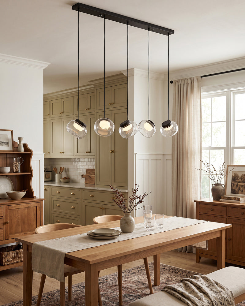 Ezra Organic Glass Pendelleuchte