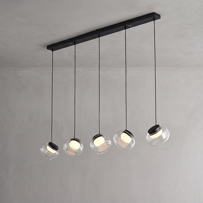 Ezra Organic Glass Pendelleuchte