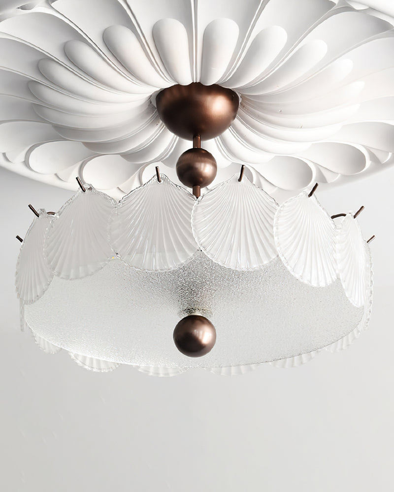 Maren Glass Semi-Flush Mount