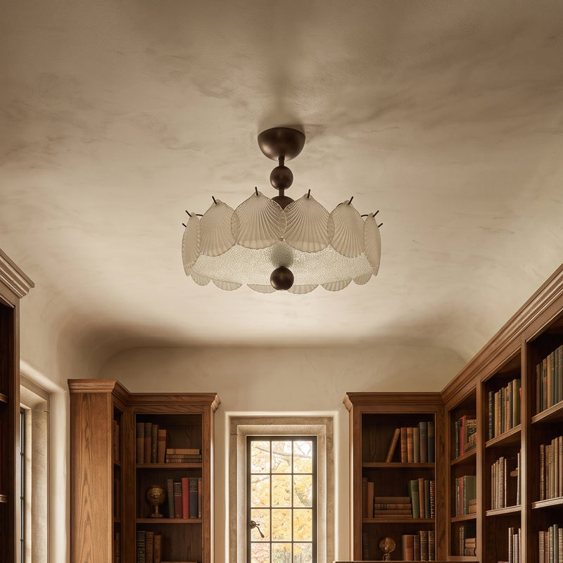 Maren Glass Semi-Flush Mount