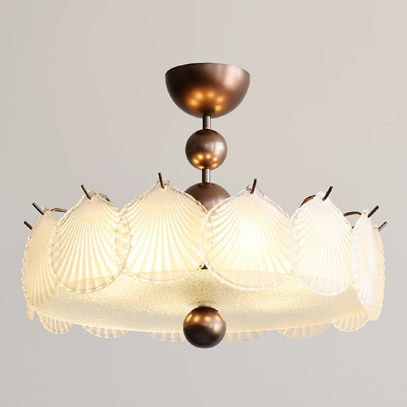 Maren Glass Semi-Flush Mount