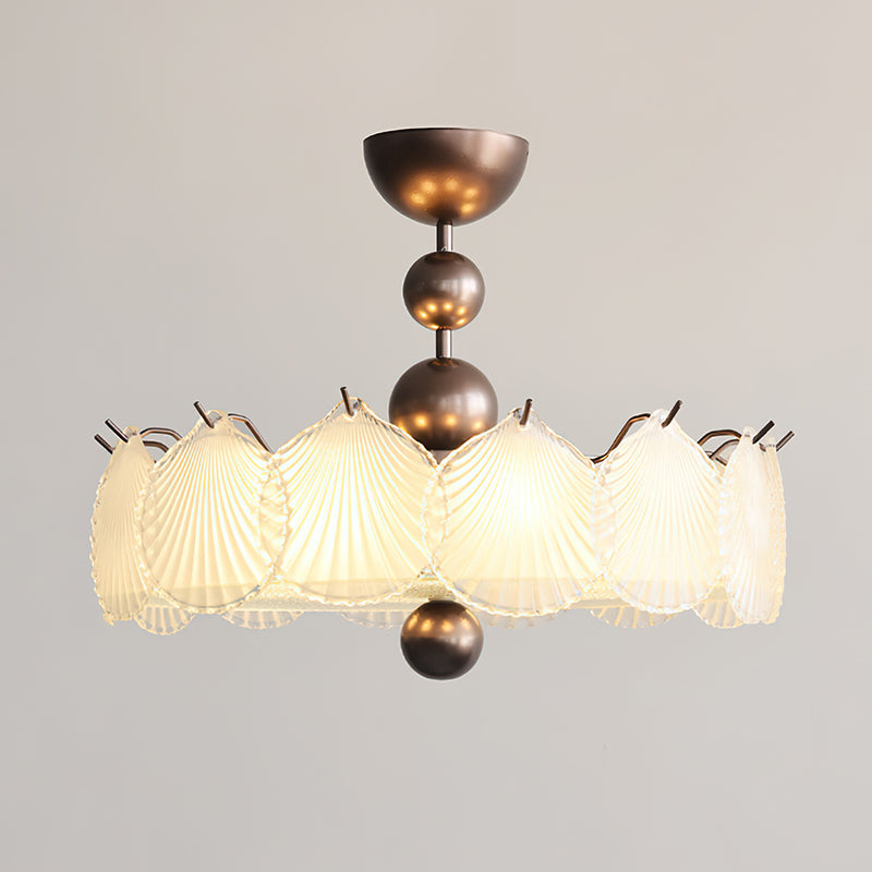 Maren Glass Semi-Flush Mount