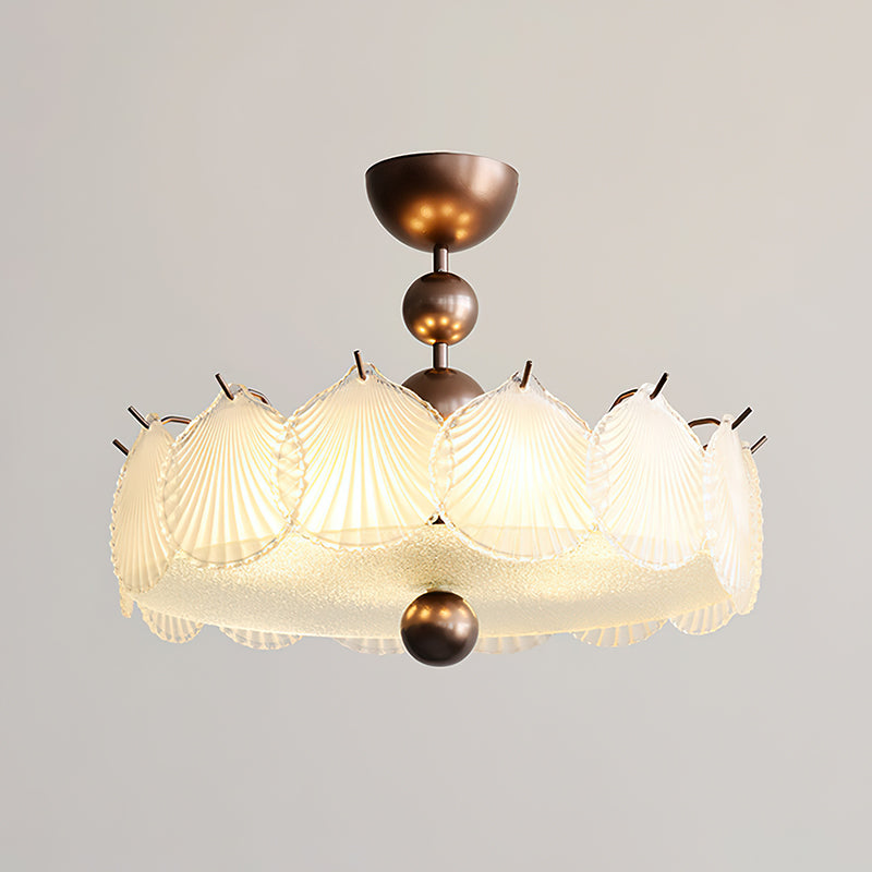 Maren Glass Semi-Flush Mount