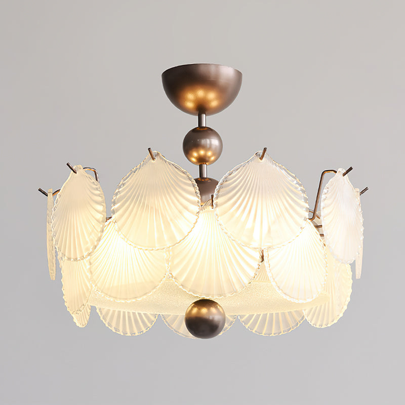 Maren Glass Semi-Flush Mount