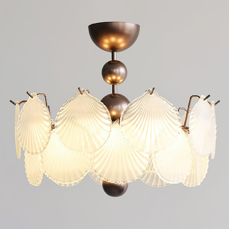 Maren Glass Semi-Flush Mount