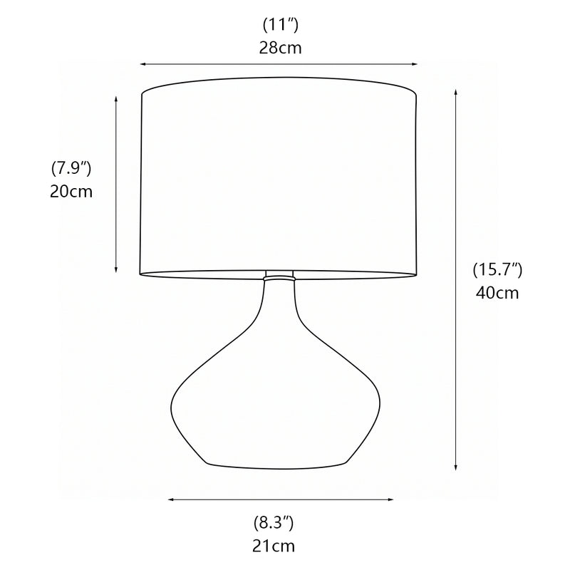 Maren Resin Table Lamp