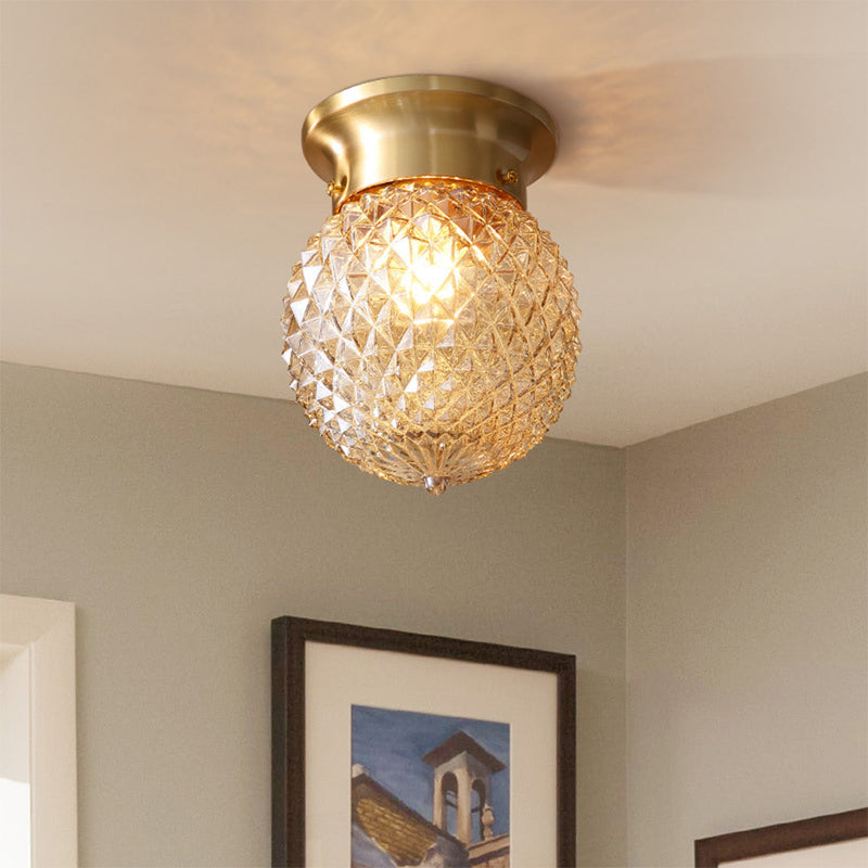 Margot Glass Semi-Flush Mount