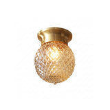 Margot Glass Semi-Flush Mount