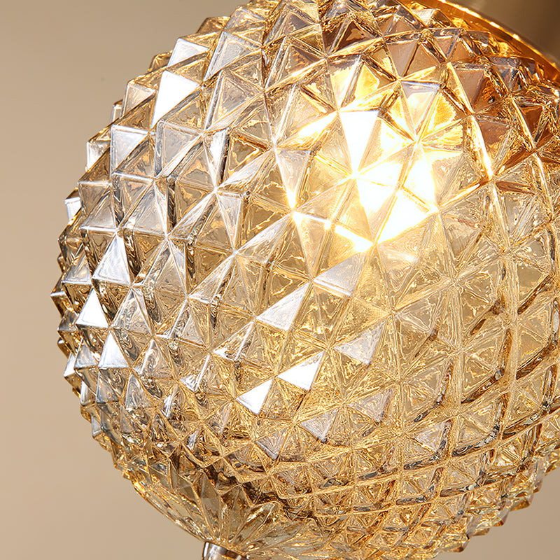 Margot Glass Semi-Flush Mount