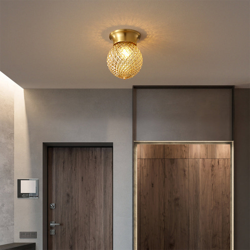 Margot Glass Semi-Flush Mount