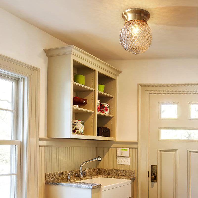 Margot Glass Semi-Flush Mount